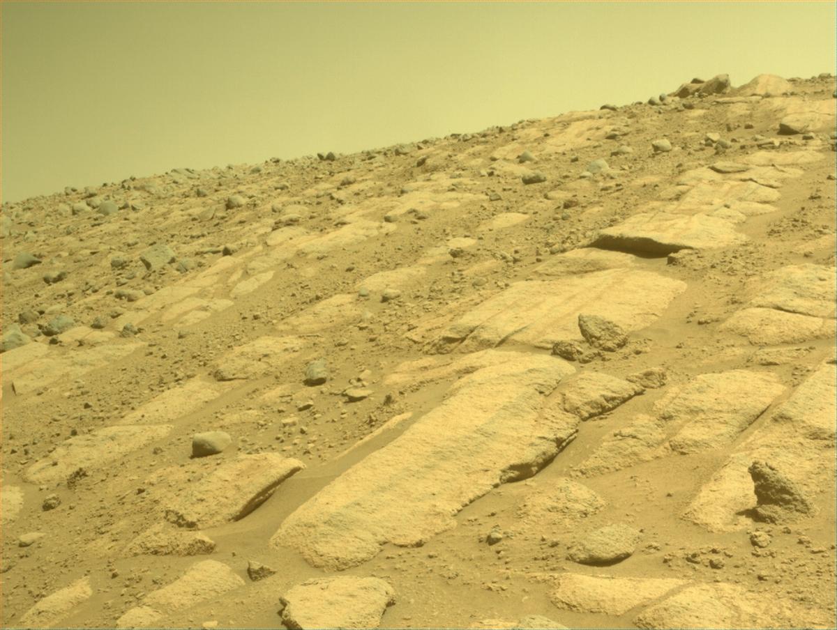 This image was taken by FRONT_HAZCAM_LEFT_A onboard NASA's Mars rover Perseverance on Sol 721