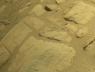 View image taken on Mars, Mars Perseverance Sol 721: Front Right Hazard Avoidance Camera (Hazcam)