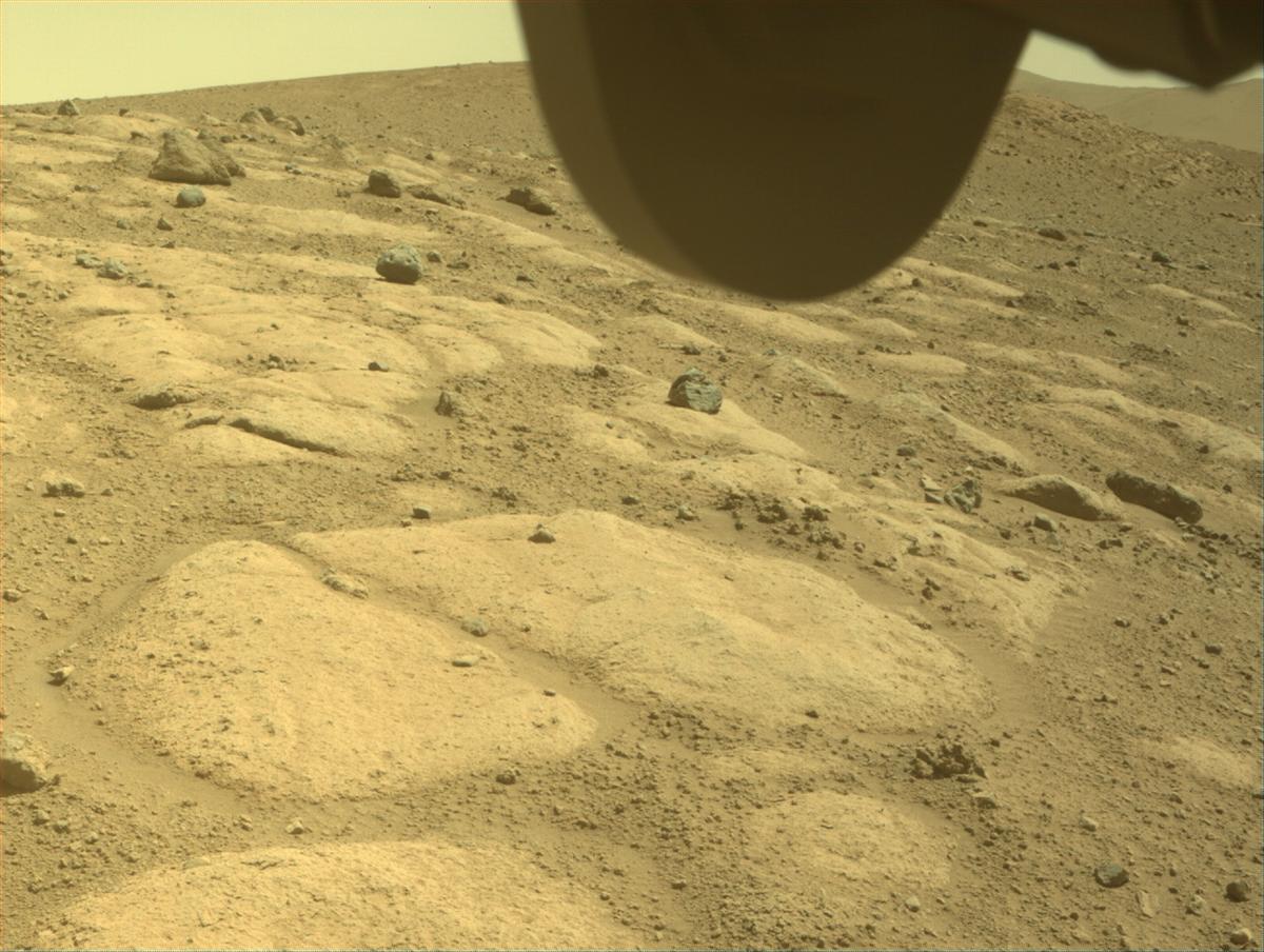 This image was taken by FRONT_HAZCAM_RIGHT_A onboard NASA's Mars rover Perseverance on Sol 721