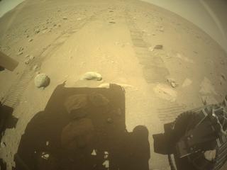View image taken on Mars, Mars Perseverance Sol 728: Rear Right Hazard Avoidance Camera (Hazcam)