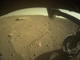View image taken on Mars, Mars Perseverance Sol 731: Front Right Hazard Avoidance Camera (Hazcam)