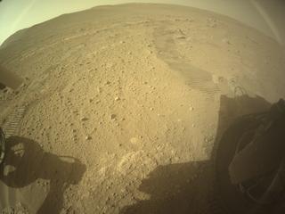 View image taken on Mars, Mars Perseverance Sol 731: Rear Right Hazard Avoidance Camera (Hazcam)