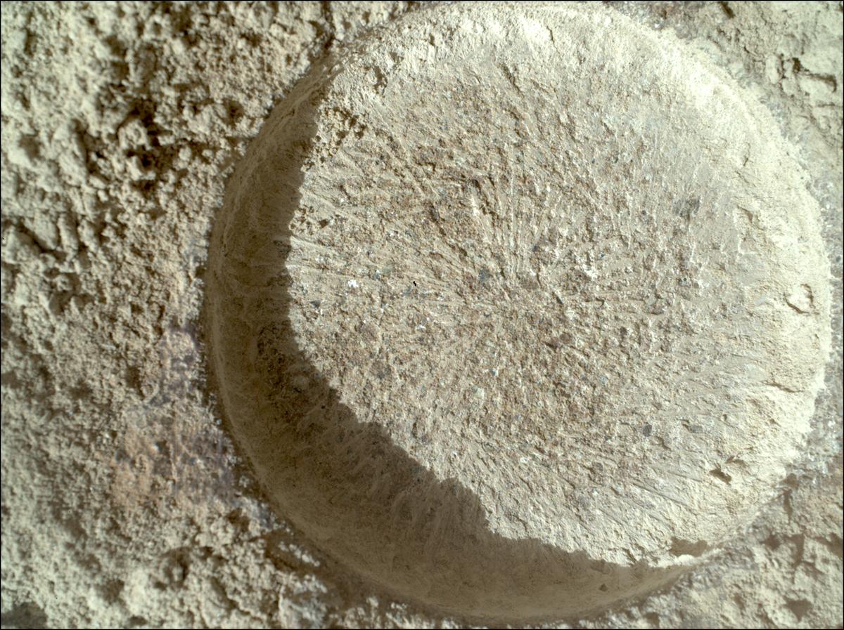 This image was taken by SHERLOC_WATSON onboard NASA's Mars rover Perseverance on Sol 744