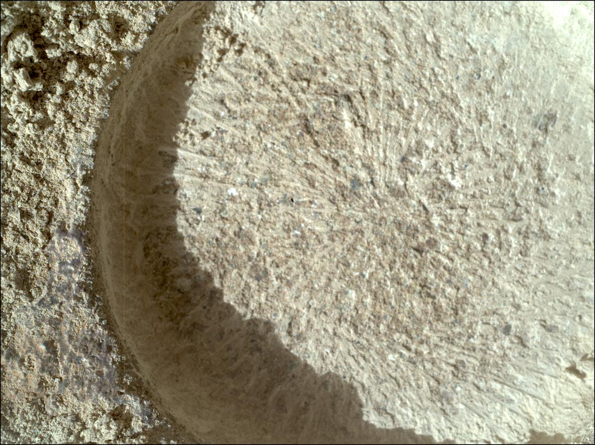 This image was taken by SHERLOC_WATSON onboard NASA's Mars rover Perseverance on Sol 744