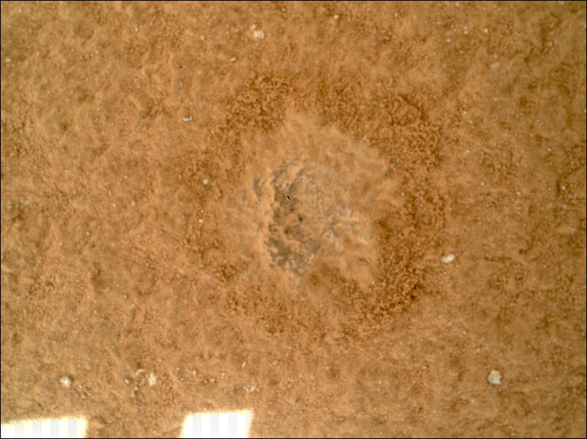 This image was taken by SHERLOC_WATSON onboard NASA's Mars rover Perseverance on Sol 747