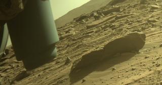 View image taken on Mars, Mars Perseverance Sol 749: Front Left Hazard Avoidance Camera (Hazcam)