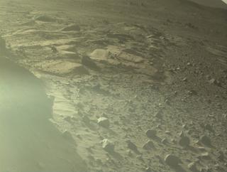 View image taken on Mars, Mars Perseverance Sol 749: Front Left Hazard Avoidance Camera (Hazcam)