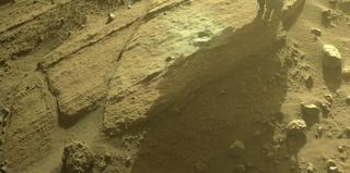 View image taken on Mars, Mars Perseverance Sol 749: Front Right Hazard Avoidance Camera (Hazcam)