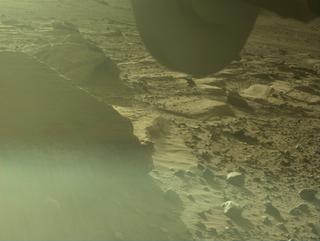 View image taken on Mars, Mars Perseverance Sol 749: Front Right Hazard Avoidance Camera (Hazcam)