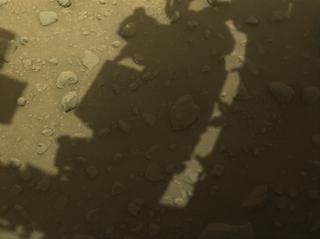 View image taken on Mars, Mars Perseverance Sol 750: Front Left Hazard Avoidance Camera (Hazcam)