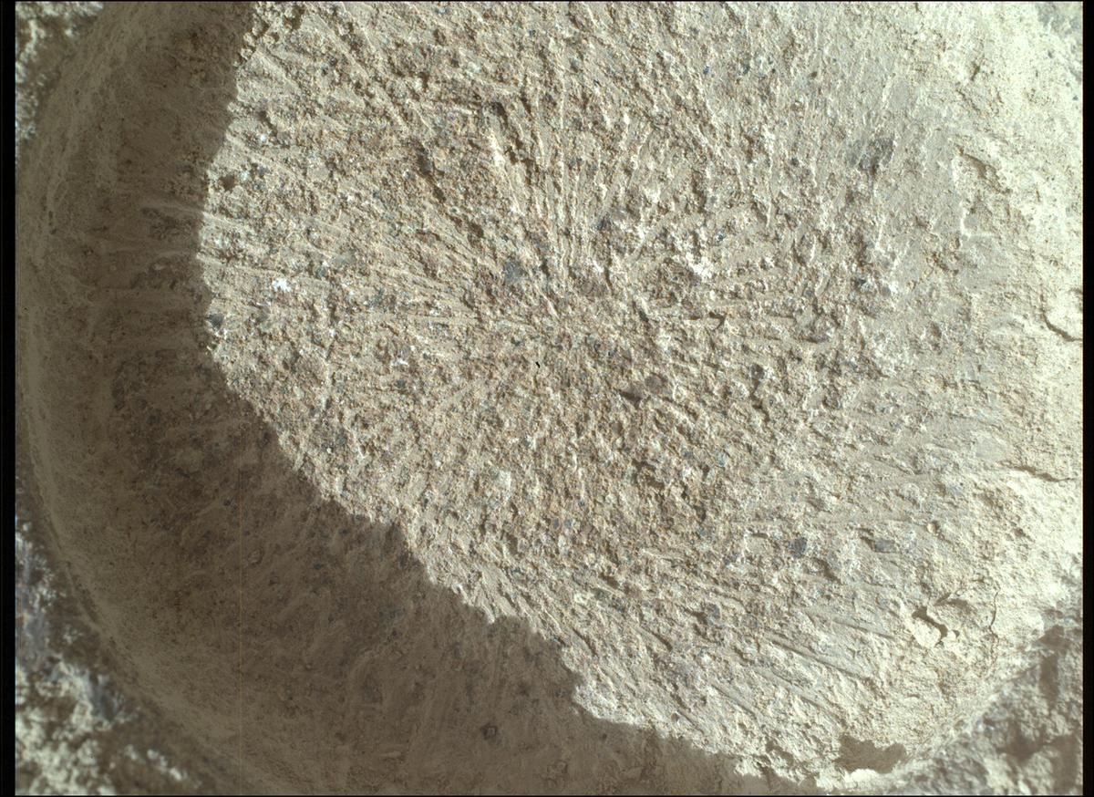 This image was taken by SHERLOC_WATSON onboard NASA's Mars rover Perseverance on Sol 750
