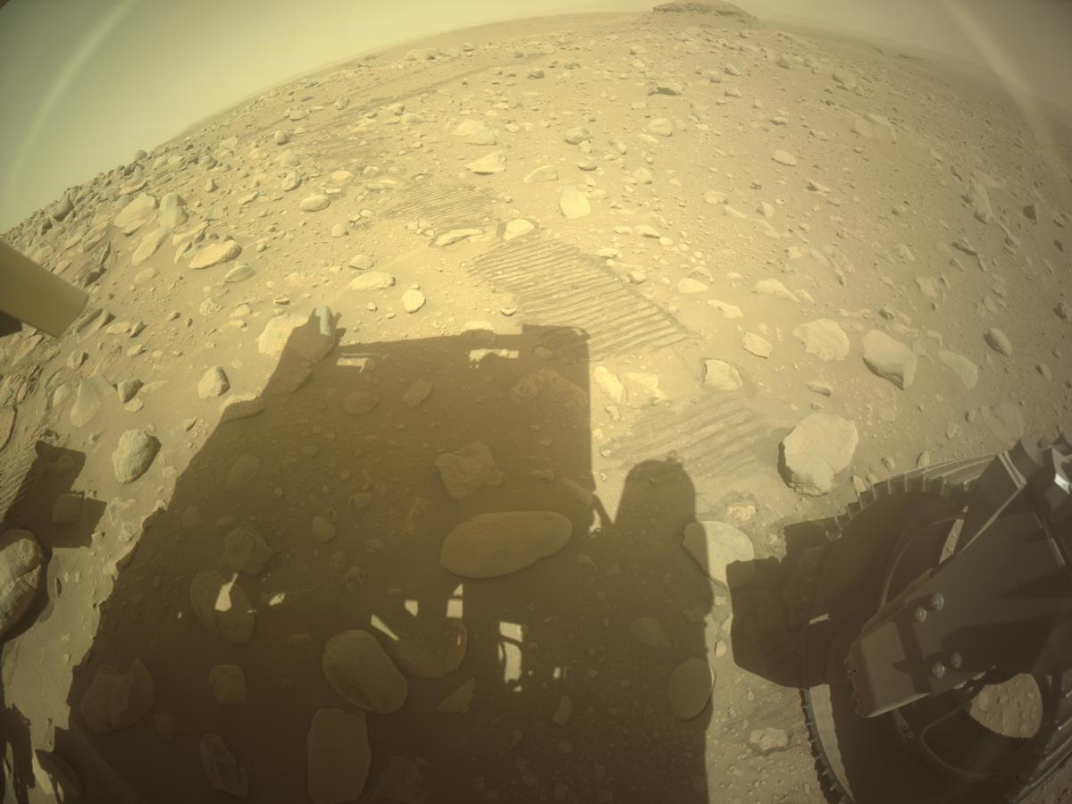 This image was taken by REAR_HAZCAM_RIGHT onboard NASA's Mars rover Perseverance on Sol 755