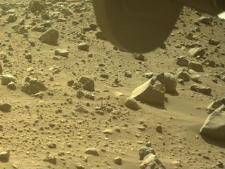 View image taken on Mars, Mars Perseverance Sol 757: Front Right Hazard Avoidance Camera (Hazcam)