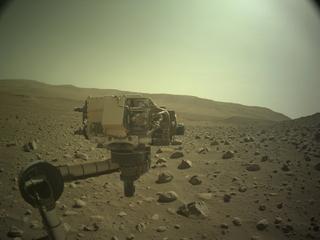 View image taken on Mars, Mars Perseverance Sol 758: Right Navigation Camera (Navcam)