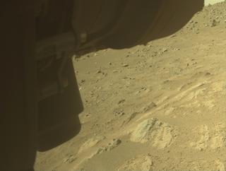 View image taken on Mars, Mars Perseverance Sol 759: Front Left Hazard Avoidance Camera (Hazcam)