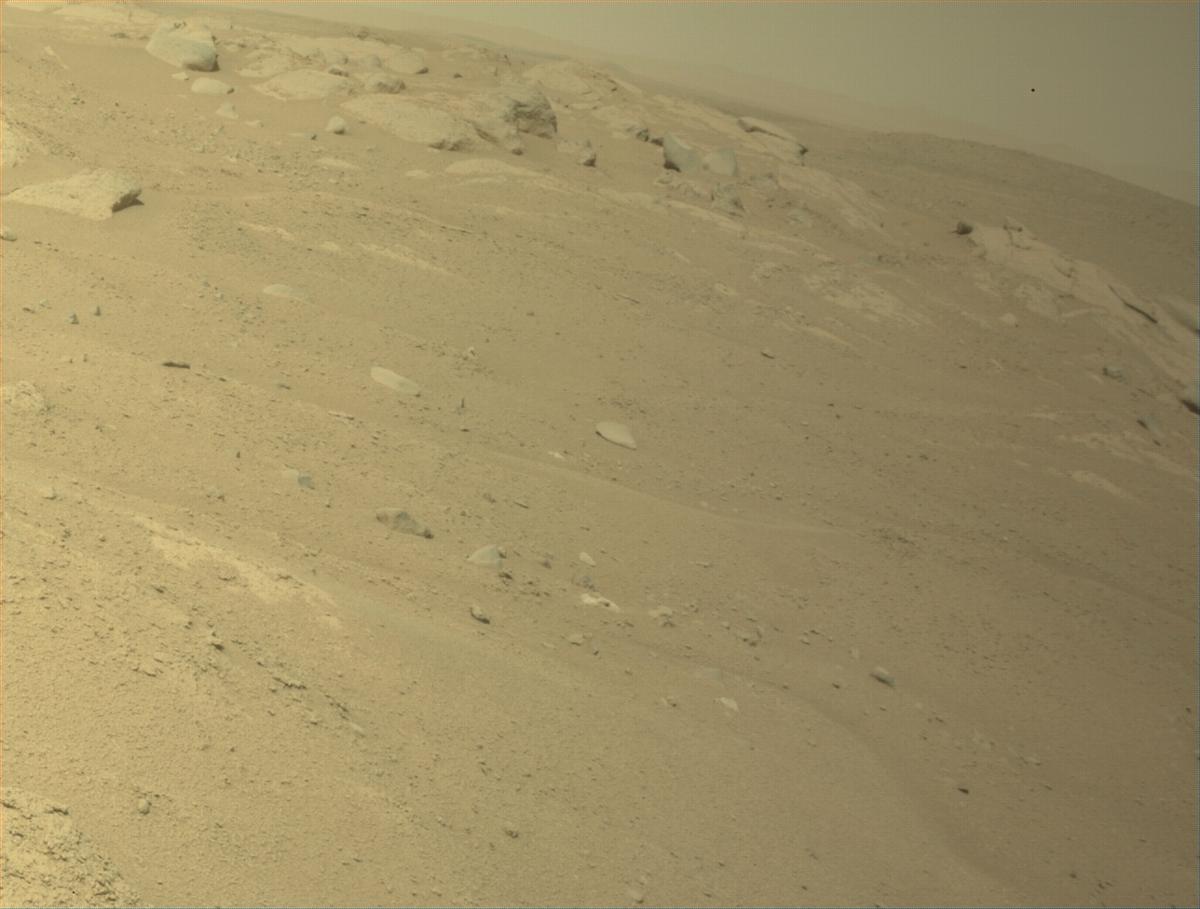 This image was taken by FRONT_HAZCAM_LEFT_A onboard NASA's Mars rover Perseverance on Sol 759