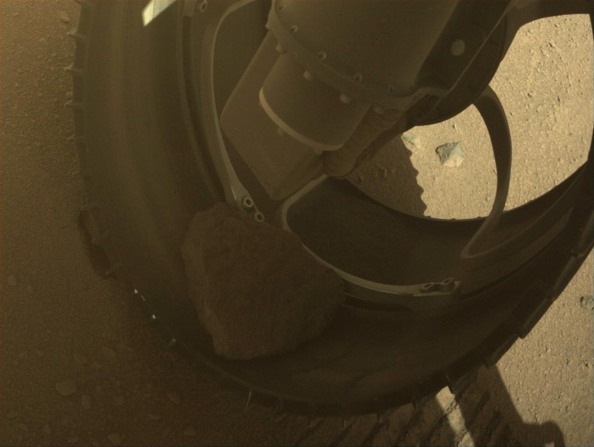 This image was taken by FRONT_HAZCAM_RIGHT_A onboard NASA's Mars rover Perseverance on Sol 759