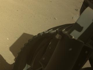 View image taken on Mars, Mars Perseverance Sol 759: Front Right Hazard Avoidance Camera (Hazcam)