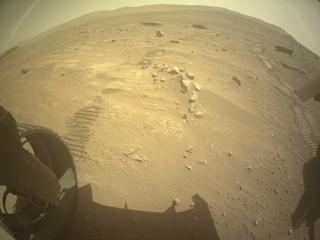 View image taken on Mars, Mars Perseverance Sol 759: Rear Left Hazard Avoidance Camera (Hazcam)