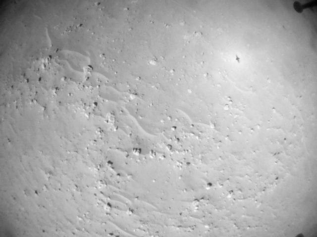 This image was taken by HELI_NAV onboard NASA's Mars rover Perseverance on Sol 763