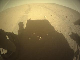 View image taken on Mars, Mars Perseverance Sol 763: Rear Left Hazard Avoidance Camera (Hazcam)