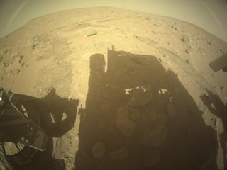 View image taken on Mars, Mars Perseverance Sol 764: Rear Left Hazard Avoidance Camera (Hazcam)