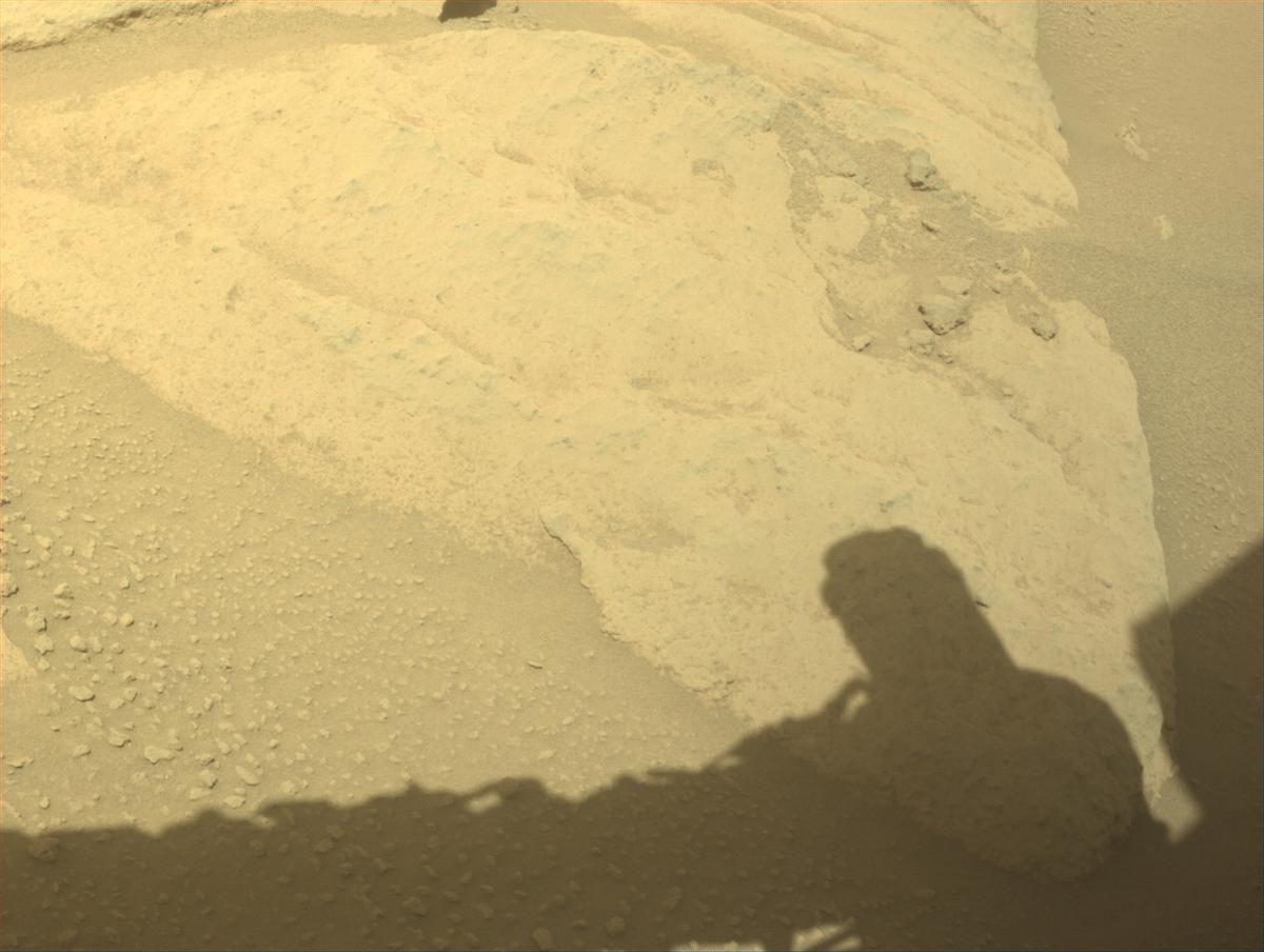 This image was taken by FRONT_HAZCAM_RIGHT_A onboard NASA's Mars rover Perseverance on Sol 768