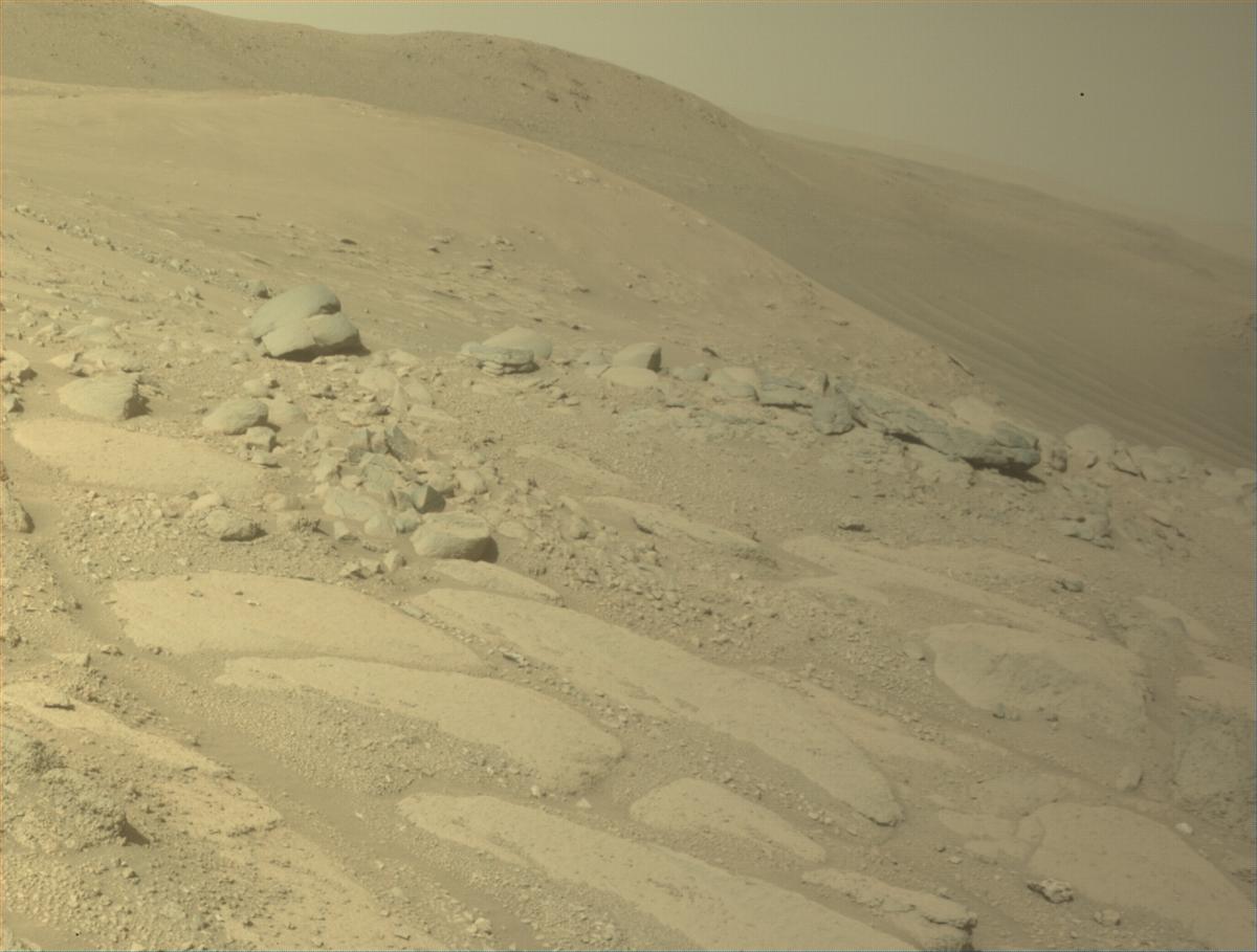 This image was taken by FRONT_HAZCAM_LEFT_A onboard NASA's Mars rover Perseverance on Sol 770
