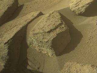 View image taken on Mars, Mars Perseverance Sol 770: Front Right Hazard Avoidance Camera (Hazcam)