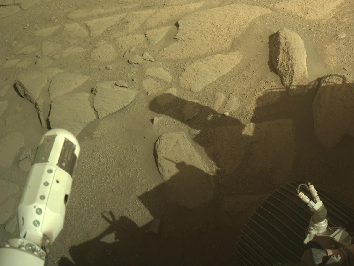 This image was taken by NAVCAM_RIGHT onboard NASA's Mars rover Perseverance on Sol 770