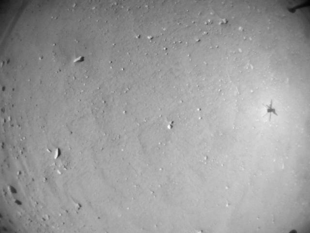 This image was taken by HELI_NAV onboard NASA's Mars rover Perseverance on Sol 772