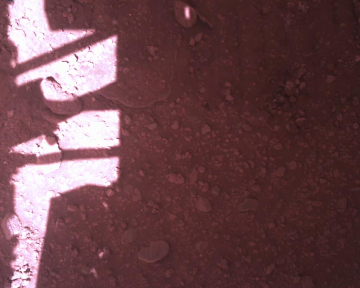 This image was taken by EDL_RDCAM onboard NASA's Mars rover Perseverance on Sol 773