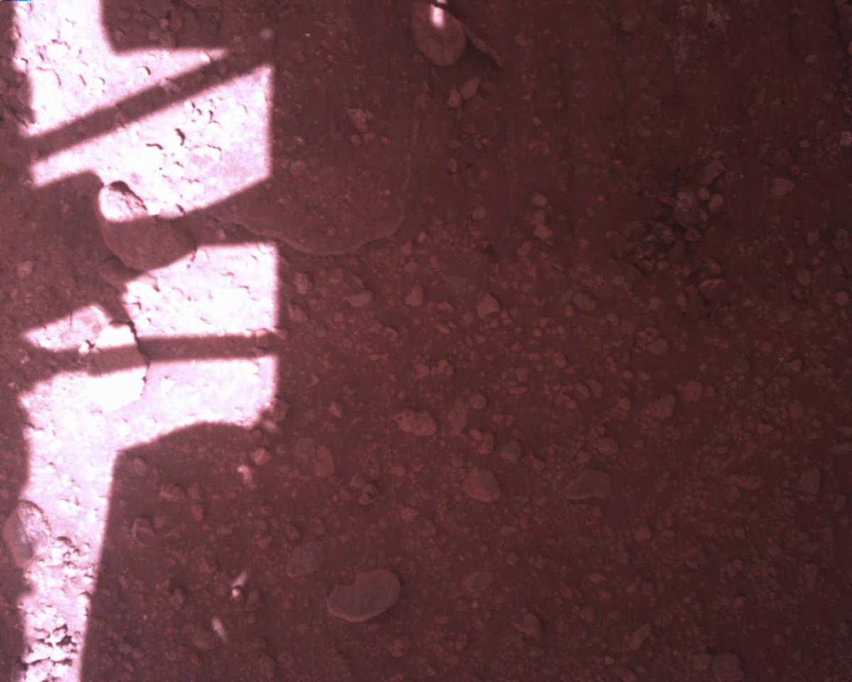 This image was taken by EDL_RDCAM onboard NASA's Mars rover Perseverance on Sol 773
