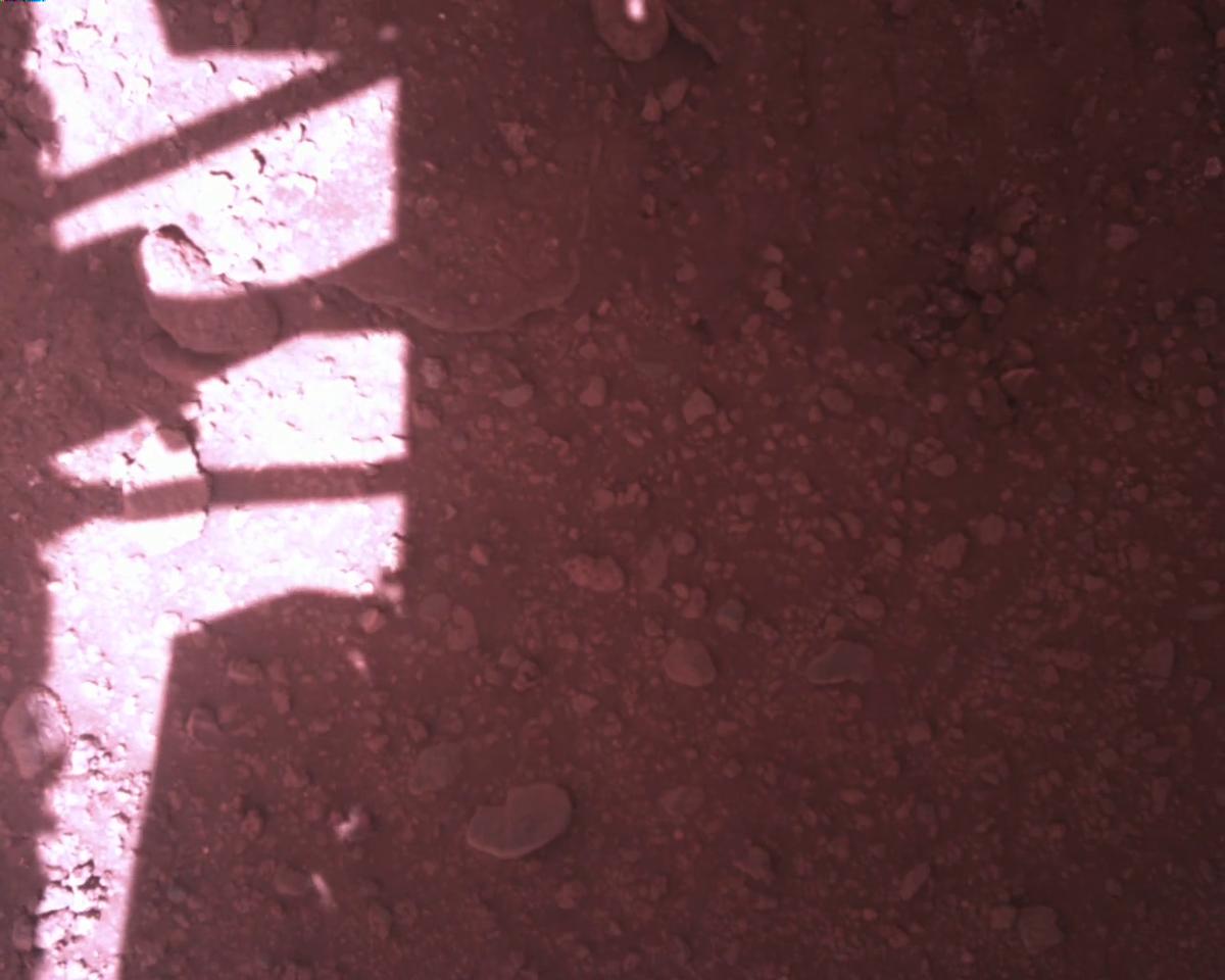 This image was taken by EDL_RDCAM onboard NASA's Mars rover Perseverance on Sol 773
