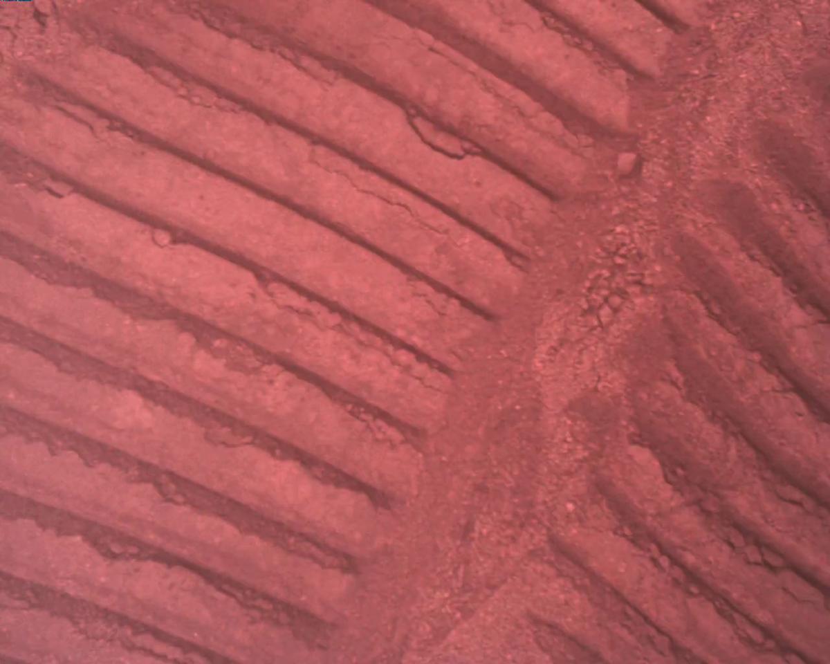 This image was taken by EDL_RDCAM onboard NASA's Mars rover Perseverance on Sol 773