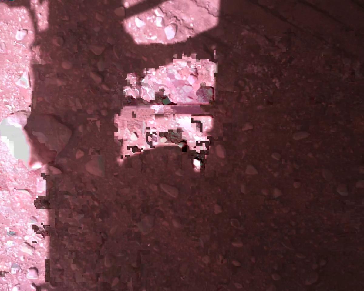This image was taken by EDL_RDCAM onboard NASA's Mars rover Perseverance on Sol 773