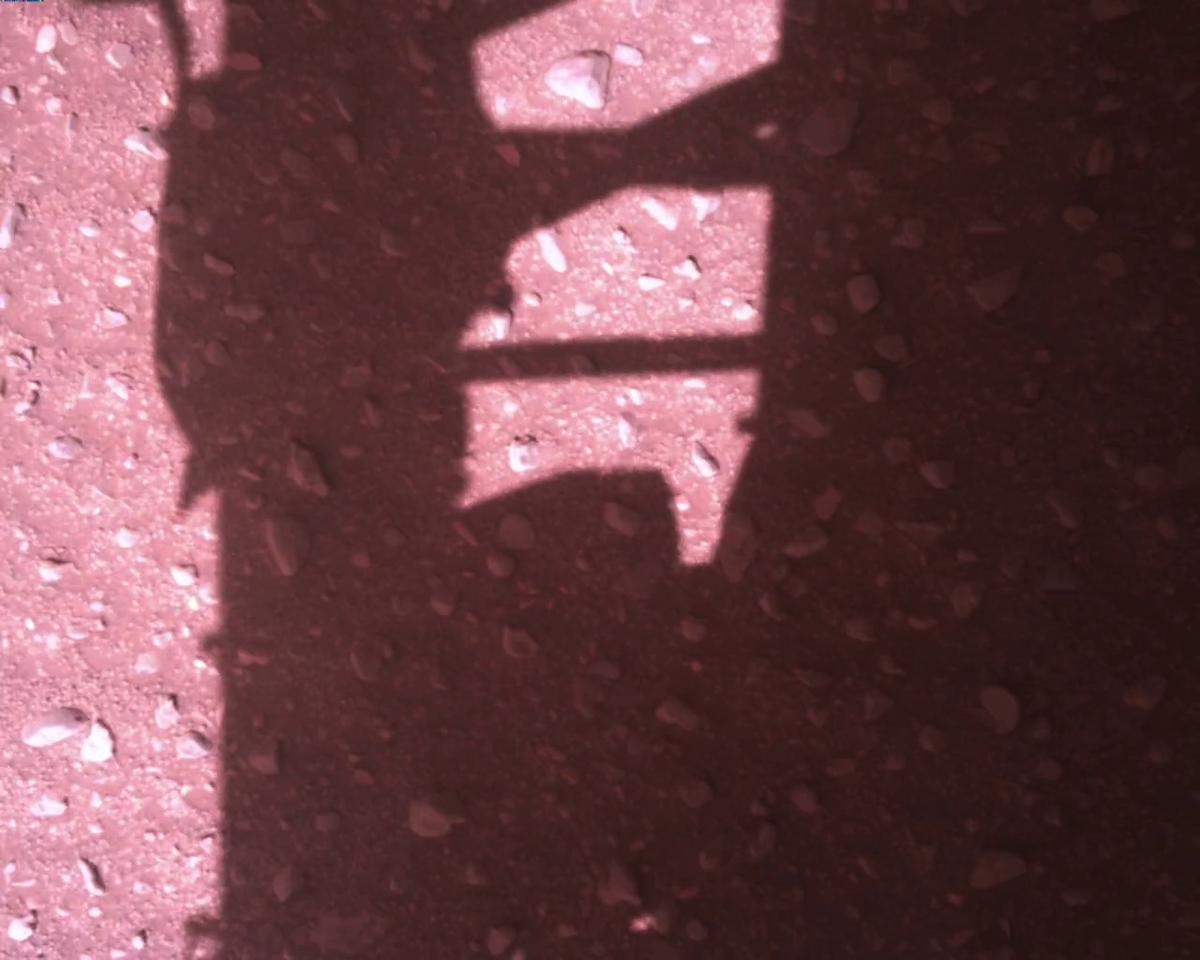 This image was taken by EDL_RDCAM onboard NASA's Mars rover Perseverance on Sol 773