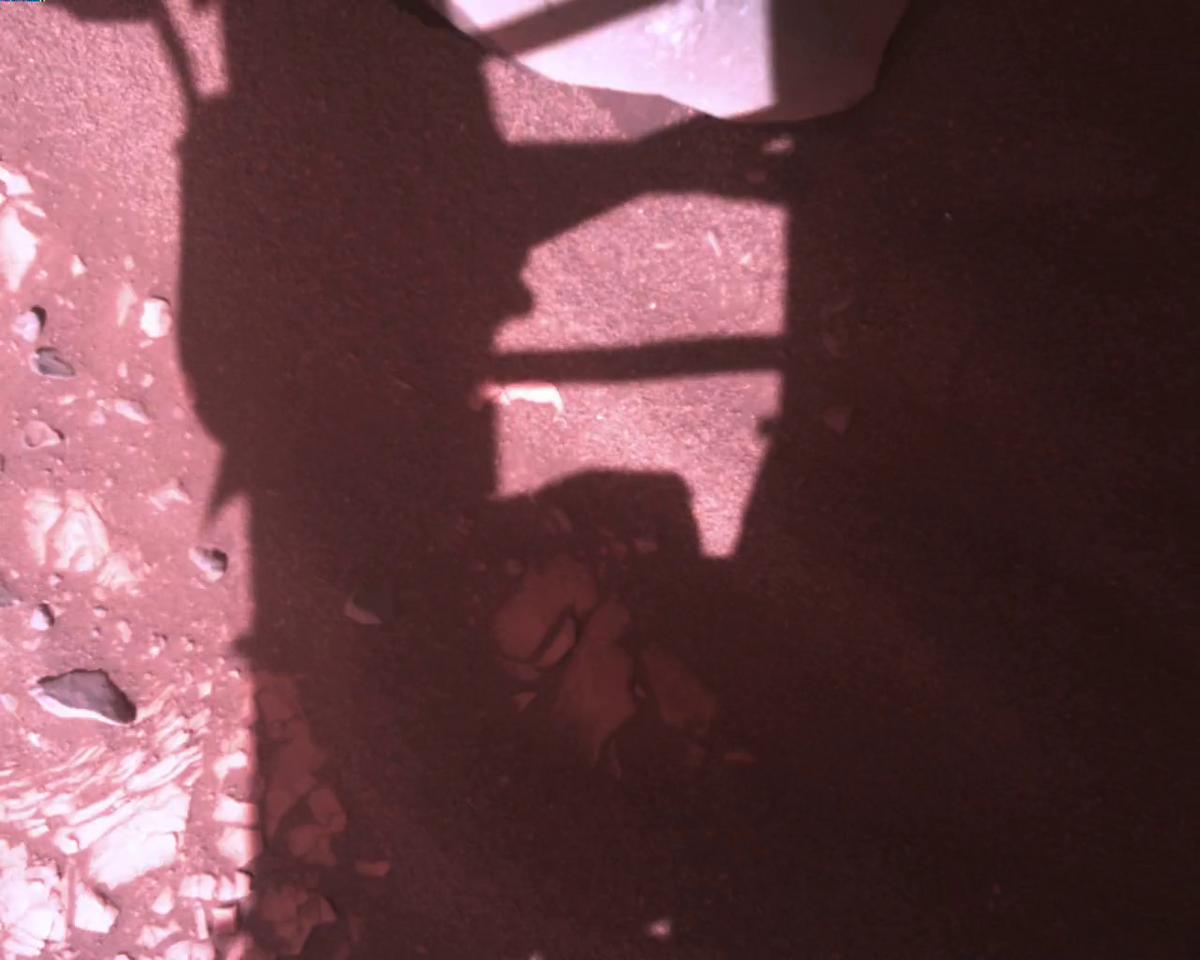 This image was taken by EDL_RDCAM onboard NASA's Mars rover Perseverance on Sol 773