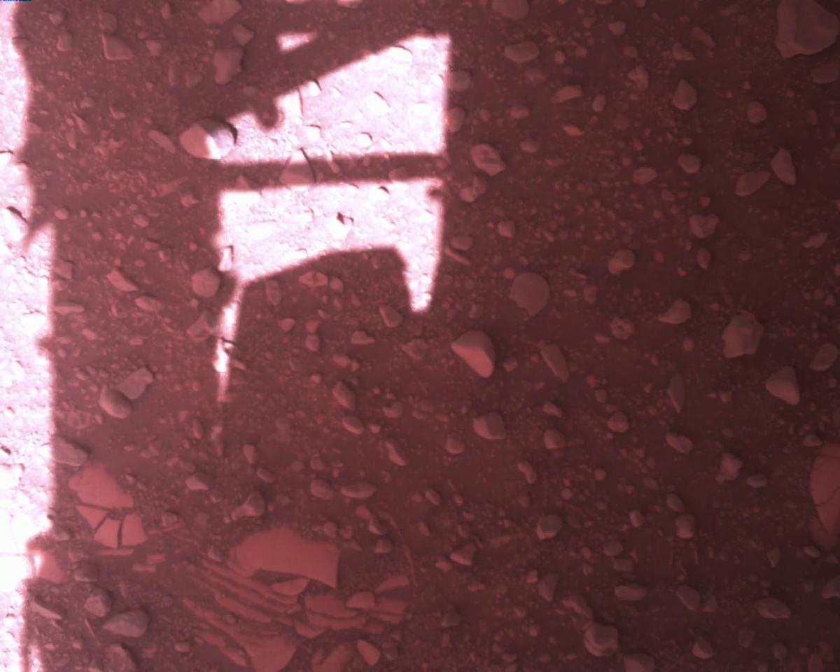 This image was taken by EDL_RDCAM onboard NASA's Mars rover Perseverance on Sol 773
