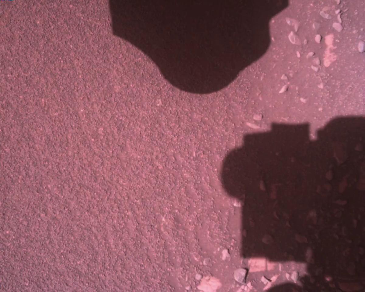 This image was taken by EDL_RDCAM onboard NASA's Mars rover Perseverance on Sol 773