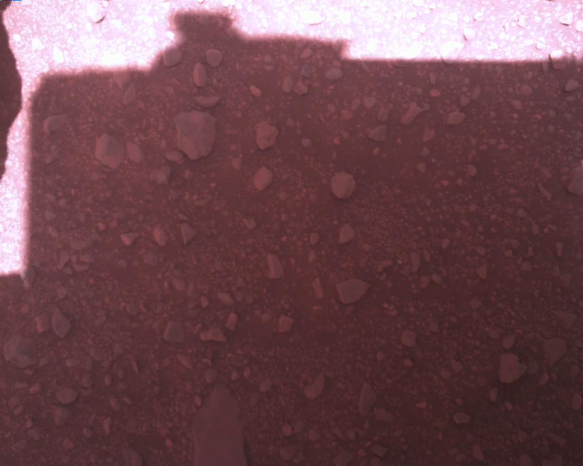 This image was taken by EDL_RDCAM onboard NASA's Mars rover Perseverance on Sol 773