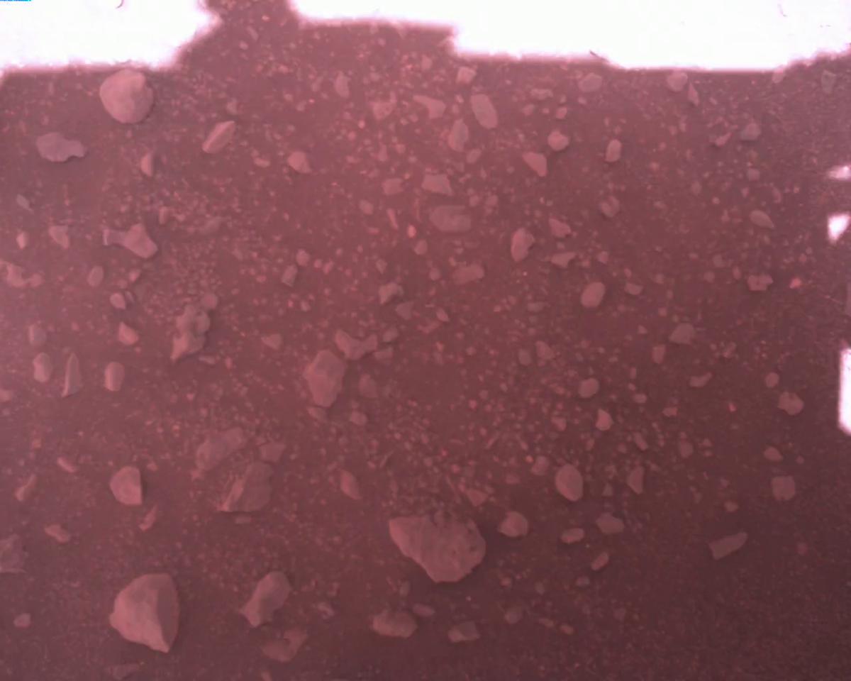 This image was taken by EDL_RDCAM onboard NASA's Mars rover Perseverance on Sol 773