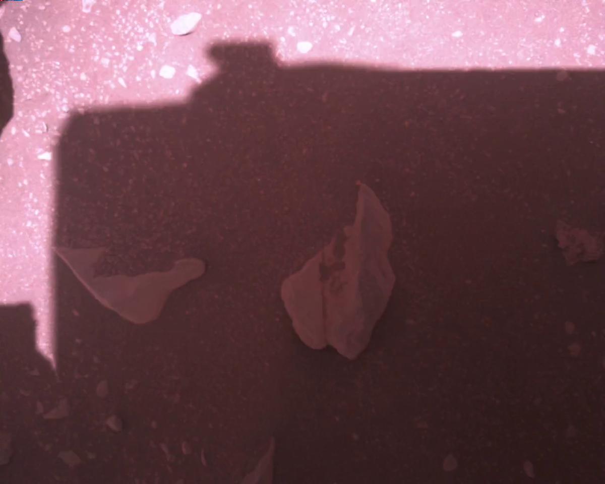 This image was taken by EDL_RDCAM onboard NASA's Mars rover Perseverance on Sol 773