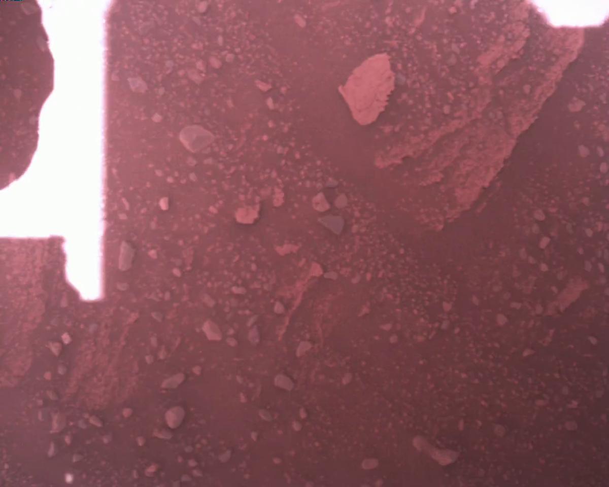 This image was taken by EDL_RDCAM onboard NASA's Mars rover Perseverance on Sol 773