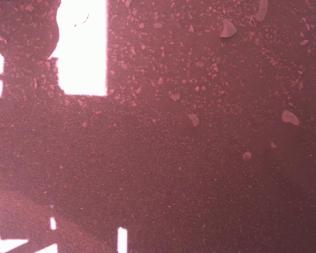 This image was taken by EDL_RDCAM onboard NASA's Mars rover Perseverance on Sol 773