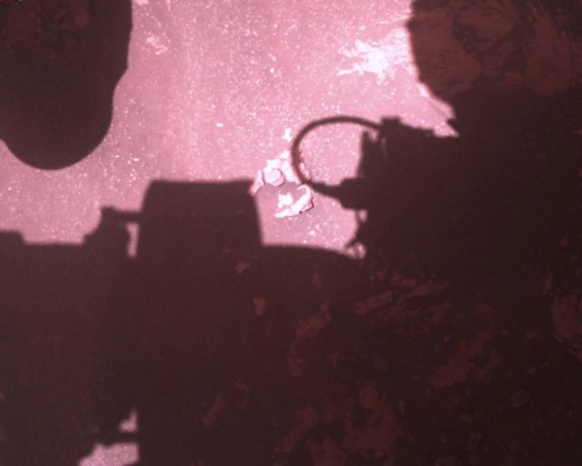 This image was taken by EDL_RDCAM onboard NASA's Mars rover Perseverance on Sol 773