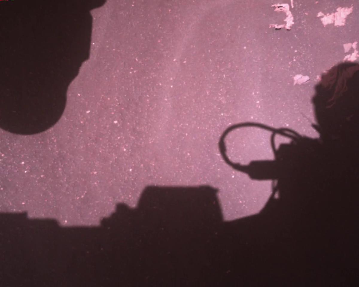 This image was taken by EDL_RDCAM onboard NASA's Mars rover Perseverance on Sol 773