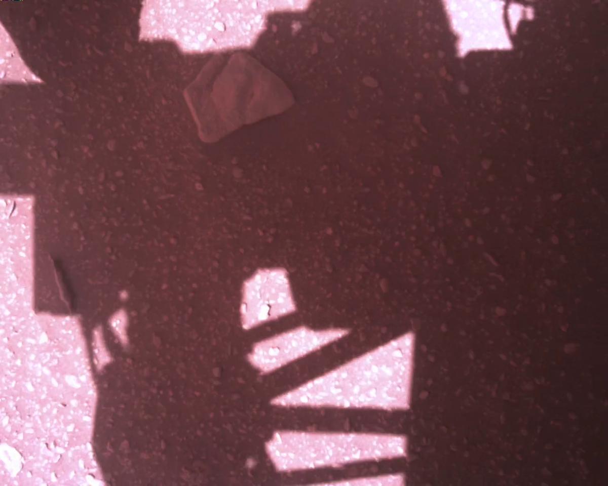 This image was taken by EDL_RDCAM onboard NASA's Mars rover Perseverance on Sol 773