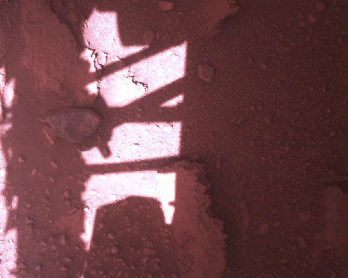 This image was taken by EDL_RDCAM onboard NASA's Mars rover Perseverance on Sol 773
