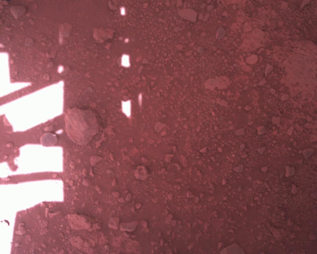 This image was taken by EDL_RDCAM onboard NASA's Mars rover Perseverance on Sol 773